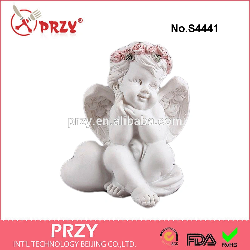 S4441 Angel with heart silicone mold silicone mould soap mold candle mold