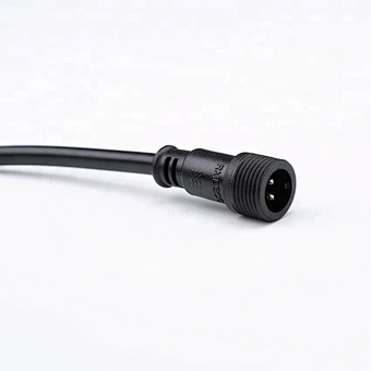 2pin waterproof connectors m18  outdoor application connector