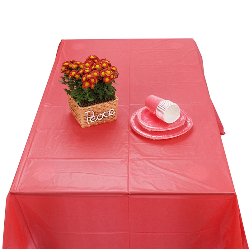 Single plain Rectangular Decorative Trendy Tablecloths For Home Decoration
