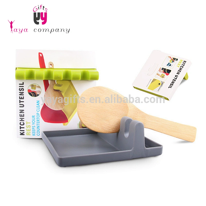 High Quality Food Grade Heat Resistant Silicone Kitchen Utensil Set Rest