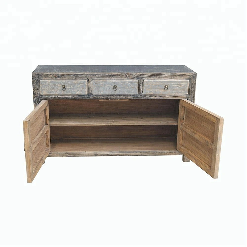 chinese antique oriental rustic & distressed storage buffet furniture