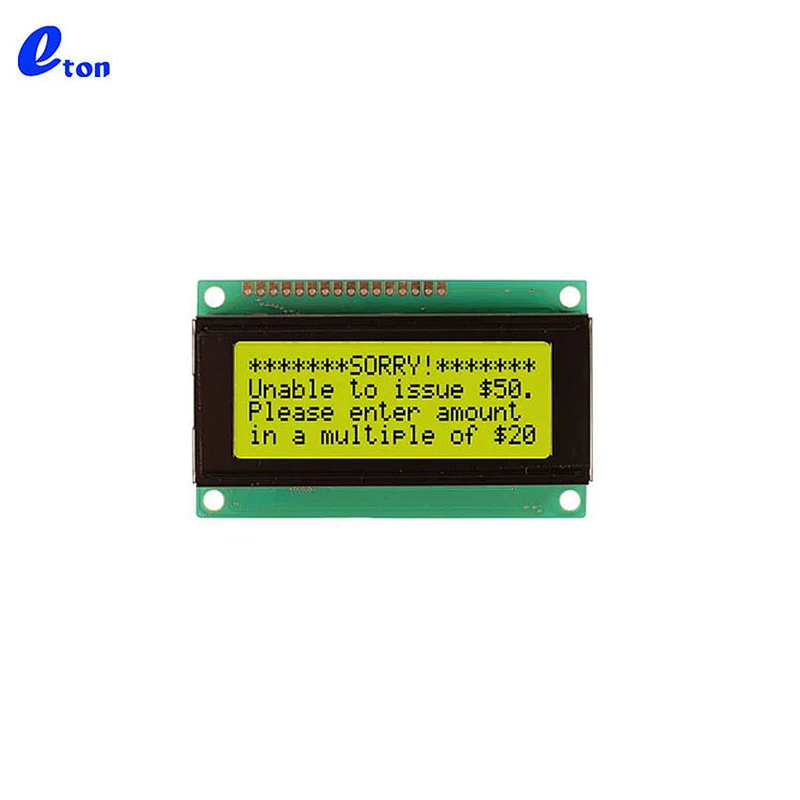 Monochrome 2004 204 20x4 Character LCD Display STN LCD Module