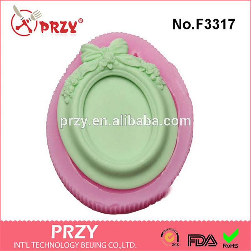F3317 Mirror Silicone Molds Fondant Chocolate Molds Cake Decorating Tools