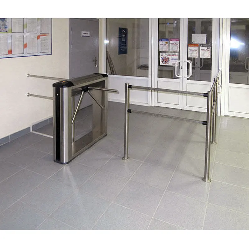 Intelligent Access Door Manual Operate Waist High Tripod Turnstile