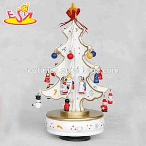 wholesale baby wooden christmas music box fashion kids wooden christmas music box wooden christmas music box W07B007B