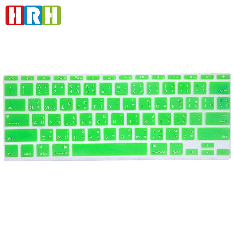 Thai Language Keyboard Skin Silicone Cover thai keyboard for macbook keyboard language for macbook air 11