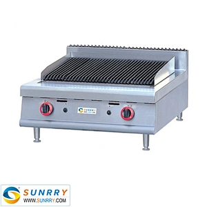 Hot sale high quality commercial hot lava stone volcanic rock gas char yakitori grilling equipment for BBQ