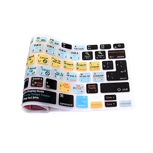 ODM Washable Serato Scratch LIVE Shortcuts Silicone Russian Laptop Keyboard Protector Factory For apple For Macbook Pro