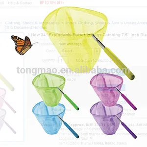 Telescopic Fishing Landing Net with Folding Handle