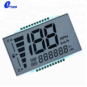 monochrome motorcycle e-bike speedometer screen htn lcd display