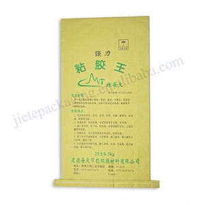Construction use 25kg kraft paper plastic composite bag for cement,mortar,tile adhesive and wall putty powder