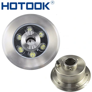 6W RGB Blue White 12V IP68 Stainless steel 304 316 submersible Underwater LED Fountain Light