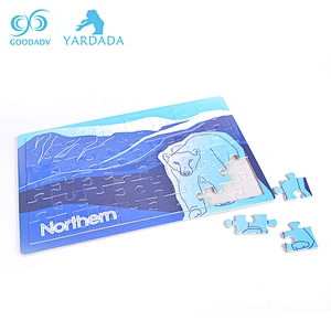 wholesale custom photo cardboard jigsaw animal paper mini puzzle