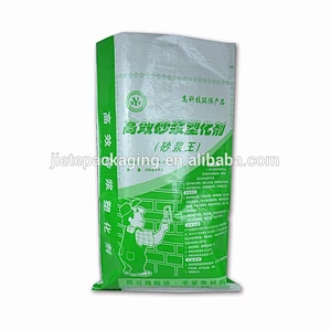 pp woven bag for packing mortar, putty, cement 20kg 40kg 50kg