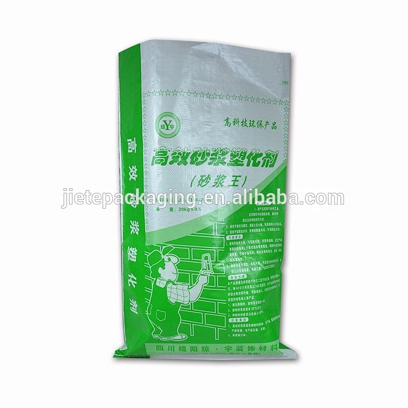 pp woven bag for packing mortar, putty, cement 20kg 40kg 50kg