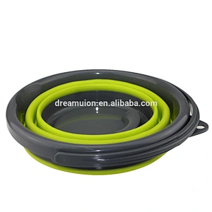 Foldable Folding Retractable Collapsible Silicone Water Bucket 5L,10L Fishing Tackle