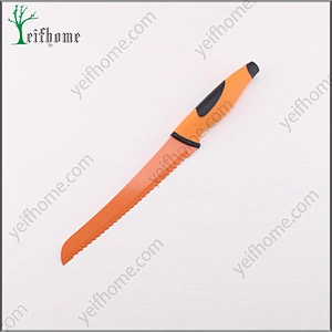 High quality stainless steel 5 pcs non-stick coating knife set