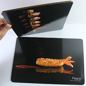 Customized wood Table Mat Cheap Price MDF cork dinner mat table decoration factory made in China