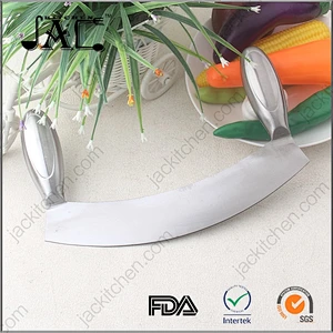High Quality Food Grade Stainless Steel Mezzaluna Chopper