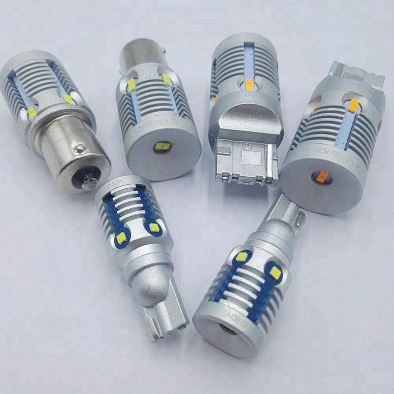White S25 P21W 1156 auto LED bulbs T10 2 years warranty