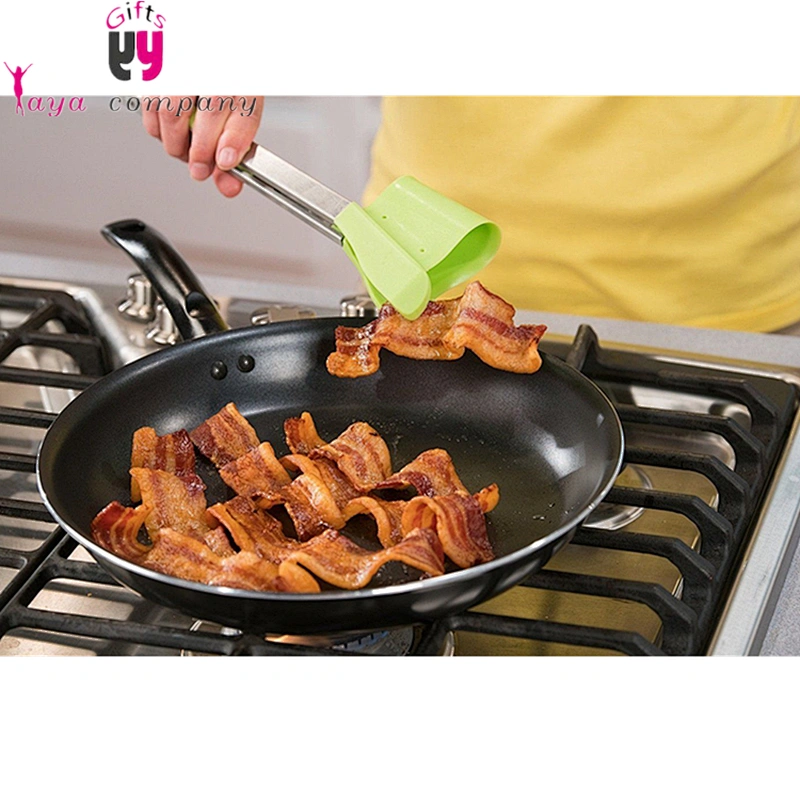 Heat Resistant Stainless Steel Handle Kitchen Silicon Spatula For Cooking