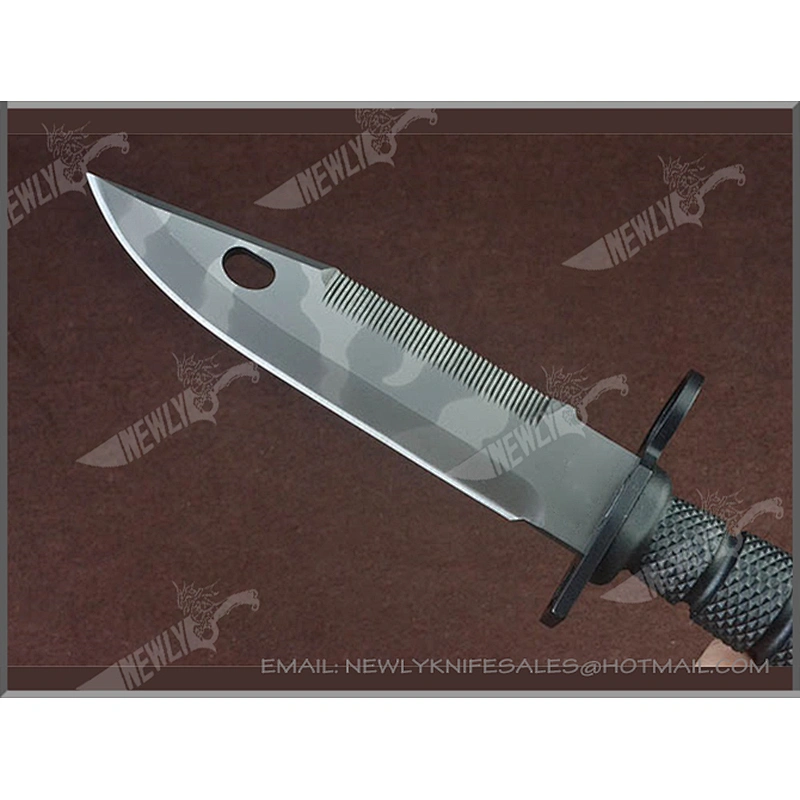 New Design Colorful Titanium Coating Military Tactical Survival Knives