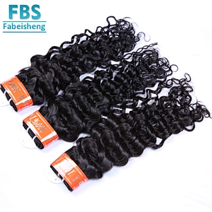 2018 100% FBS most popular unprocessed Indian italian wave human hair extension