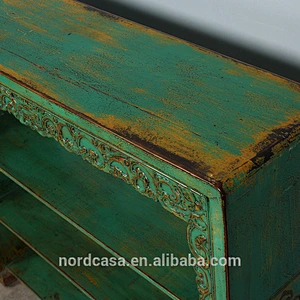 shanny hand carved chinese antique style wine cabinet