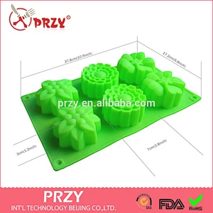 Beautiful flowers handmade soap mold