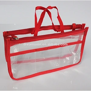 Clear Dual Zipper Bag-in-Bag Travel Organizer