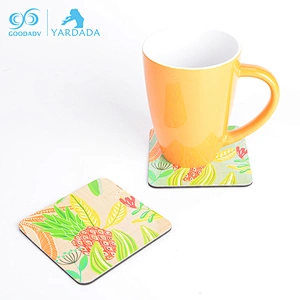 Custom cute cup mat,cork drink logo paper beer mdf coaster