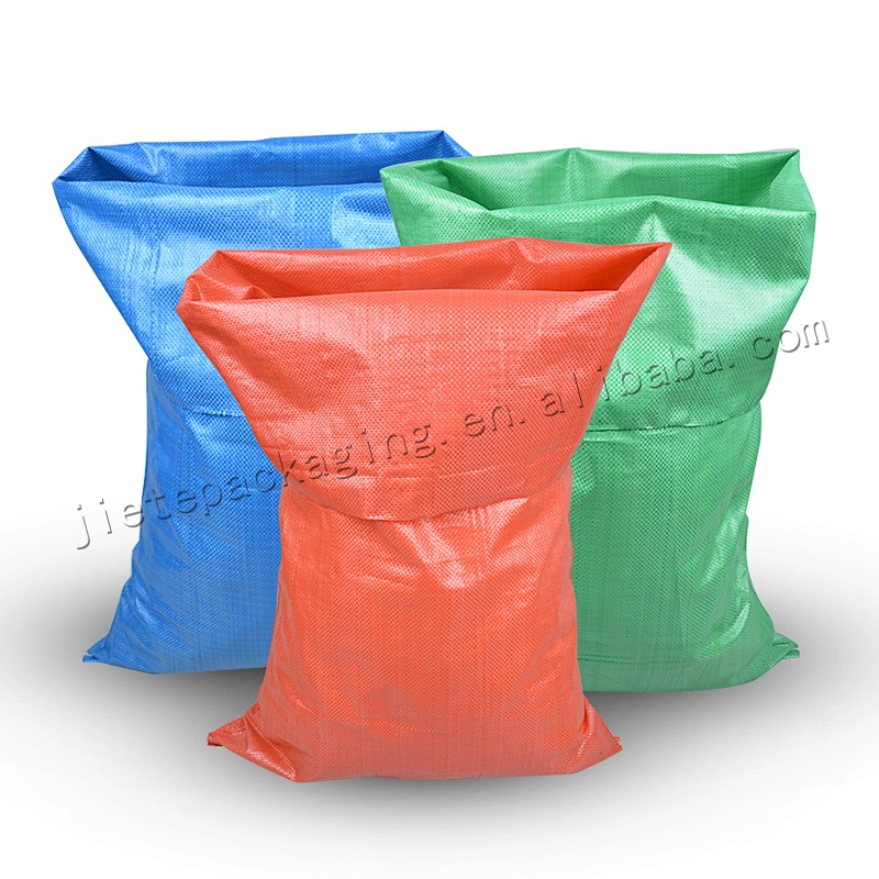 Proper price colorful plastic pp woven bag for construction sand