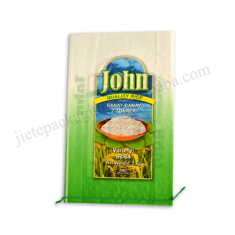 Wholesale 5kg bopp laminated pp woven bulk rice packaging bag