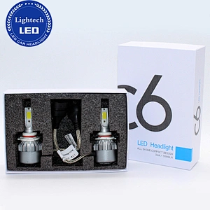Cheaper Led Headlight All In One Car Accessories C6 LED Headlight H1 H3 H7 H4 H11 9005 9006 Car Led Headlamp