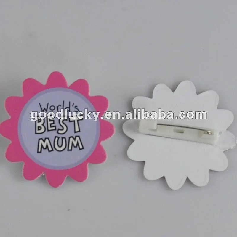 Promotional gifts factory custom cardboard paper badge