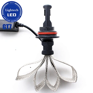 Lightech GT7 Auto Car Accessories 40W 8000Lm Led Headlamps H4 H13 9007 9004 Led Headlight Car