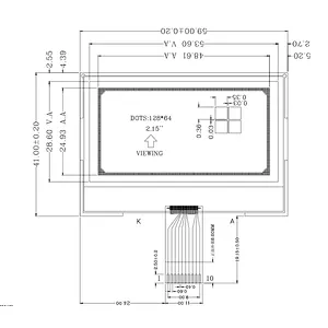 COG 128x64 lcd modules