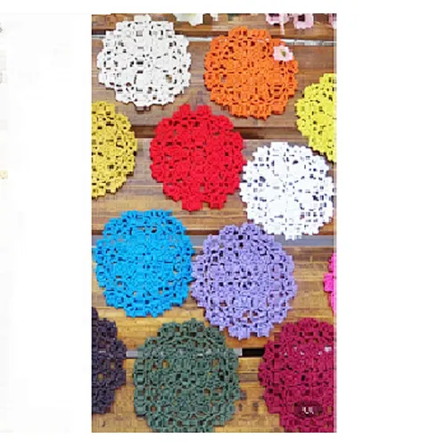 Factory Sales Customised Round full color mug mats