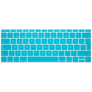 Spanish Silicone keyboard cover laptop keyboard cover for MACBOOK 12 inch keyboard cover new pro a1708