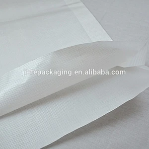 China customized white plastic bopp laminated pp woven seed packaging bag