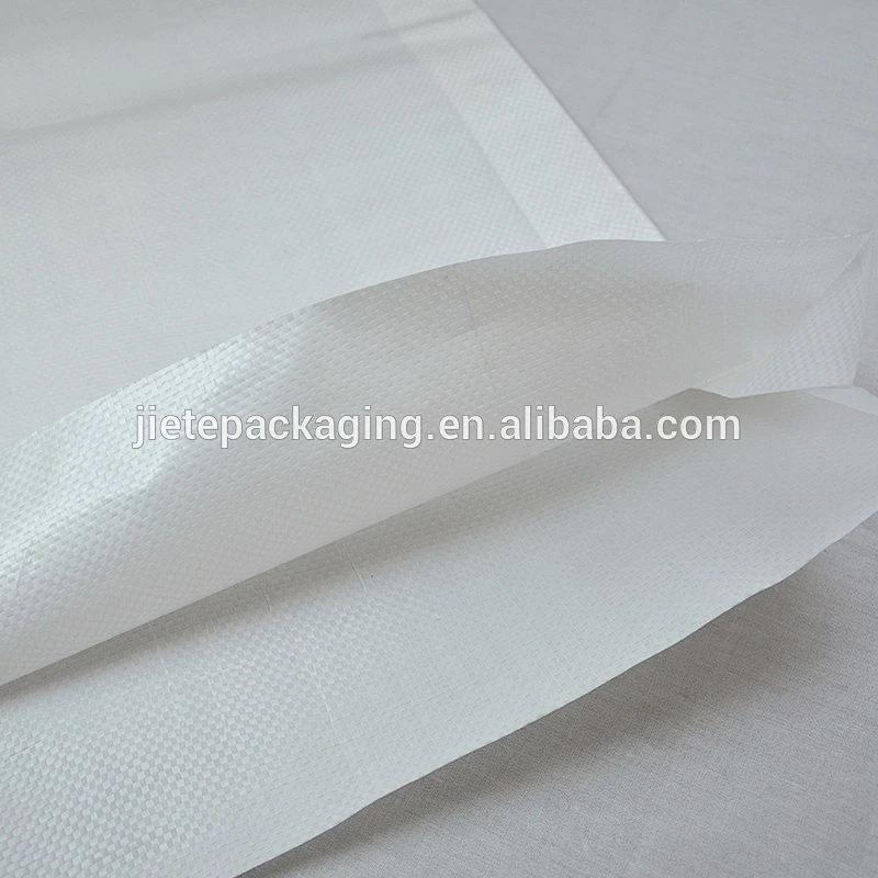 China customized white plastic bopp laminated pp woven seed packaging bag