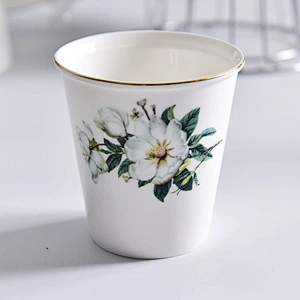 Houseware Porcelain Tea Cup Set Hot Sale in-Stock Ceramic Water Cup Set Drinking Juice Jug Set