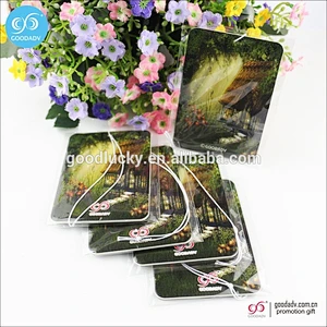 Promotional car air fresheners hanging car air fresheners custom print