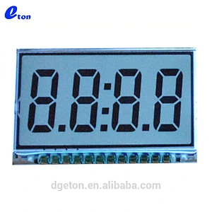 Side Pin Four Digits 7 Segment LCD Display