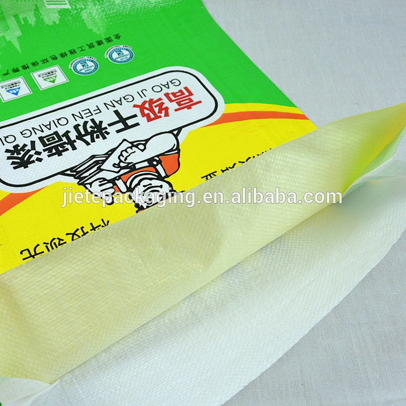 50kg 20kg cement pp woven packing bag size with color printing