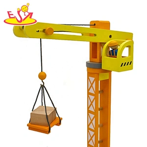 Top fashion educational wooden toy crane for children W04B072