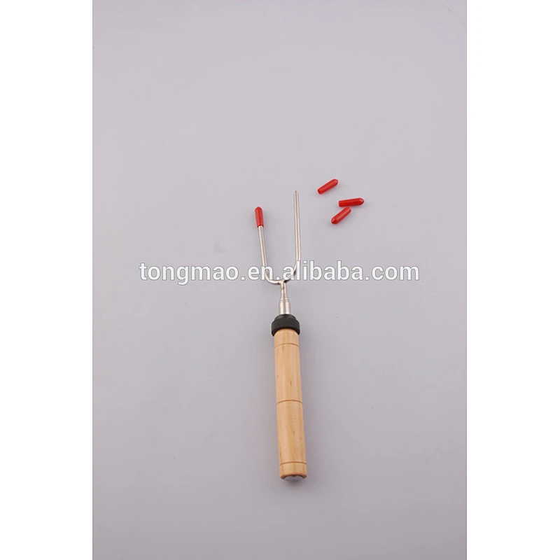 wooden handle telescopic Marshmallow campfire roaster