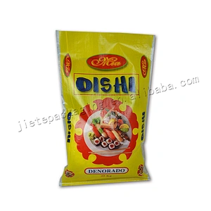 High quality 100% transparent pp woven 25kg rice packing bag