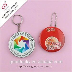 Unique promotional products metal mirror key ring
