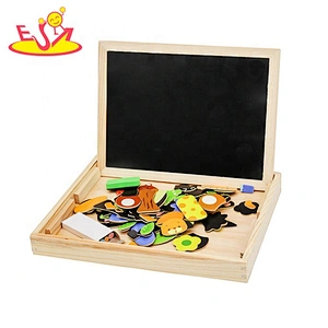 Top sale educational wooden magnetic drawing board for kids W12B060